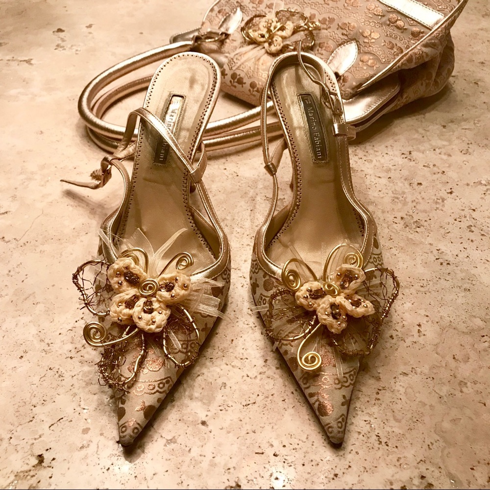 Marino Fabiani pair of realsuede high heels size 7